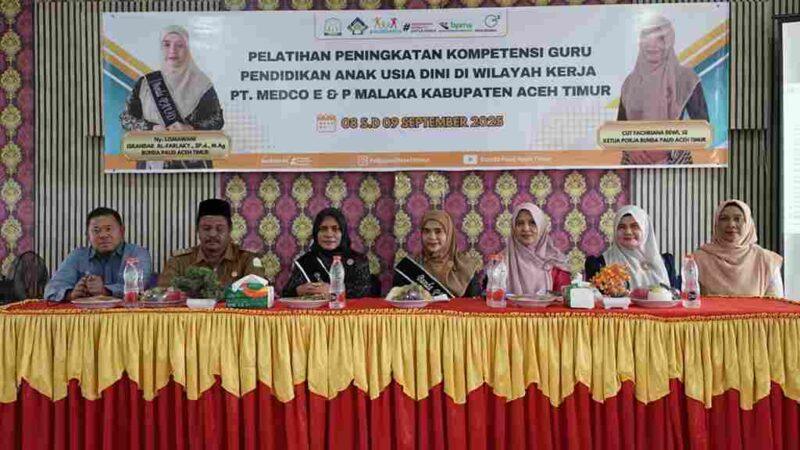 Kolaborasi Medco dan Pemkab Aceh Timur Perkuat Kapasitas Guru PAUD