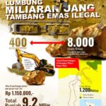 INFOGRAFIS - Lumbung Emas dari Tambang Ilegal Nagan Raya