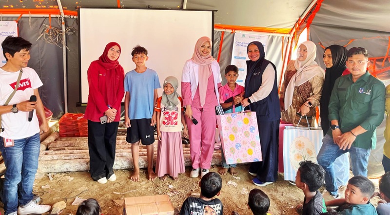 Medco Gelar Psikososial Anak Terdampak Banjir