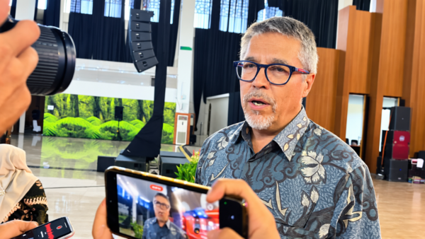 Mediator perdamaian Aceh asal Finlandia, Juha Christensen. Dok. AJNN