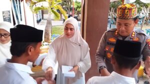 350 Anak Yatim dan Santri Hadiri Maulid di Mapolres Bireuen