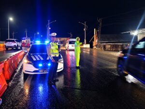 Antisipasi Kecelakaan, Polres Bireuen Patroli di Jembatan Bailey Kuta Blang